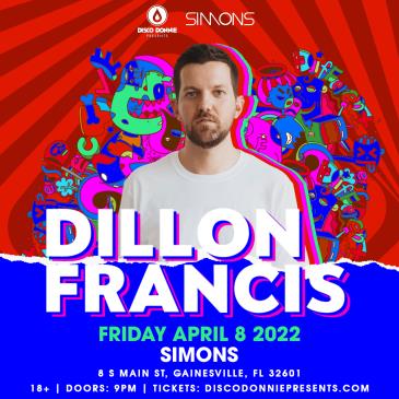 Concierto de Dillon Francis en Gainesville, Florida, Estados Unidos, Viernes, 08 de abril de 2022