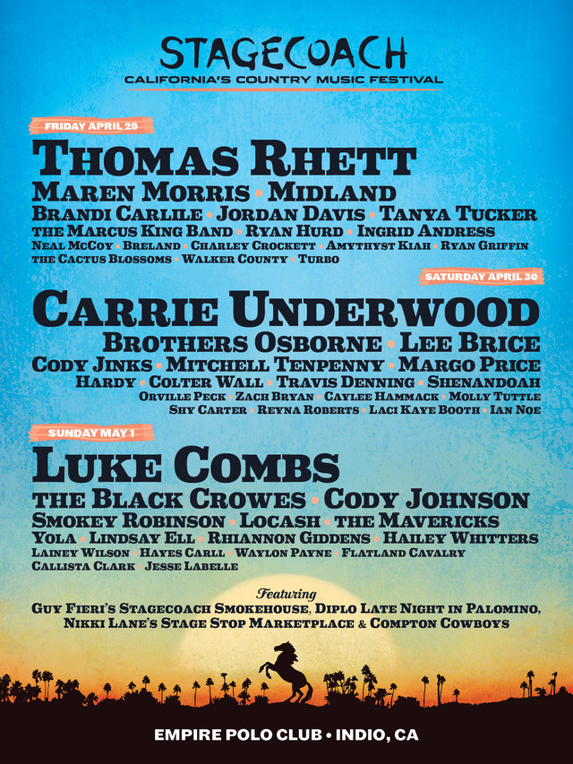Concierto de Carrie Underwood en Indio, California, Estados Unidos, Domingo, 01 de mayo de 2022