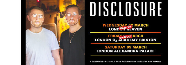 Concierto de Disclosure en Londres, Inglaterra, Miércoles, 02 de marzo de 2022