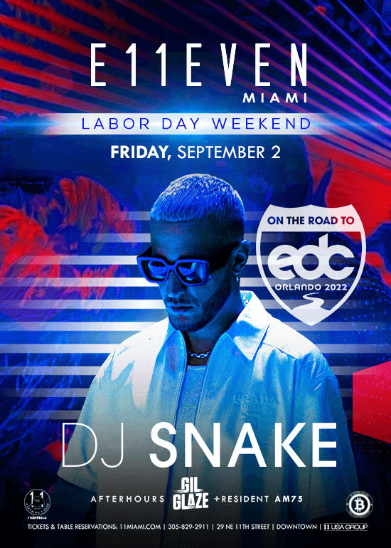 Concierto de DJ Snake, Summer Tour, en Miami, Florida, Estados Unidos, Viernes, 02 de septiembre de 2022