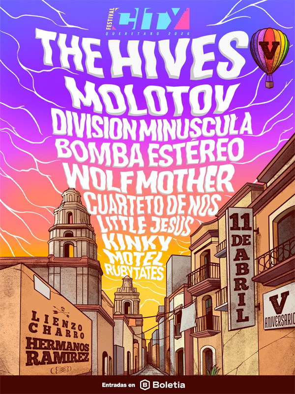 Concierto de El Cuarteto De Nos, Tour Puertas 2026, en Querétaro, México, Sábado, 11 de abril de 2026
