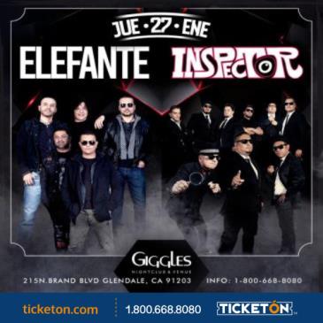 Concierto de Inspector en Glendale, California, Estados Unidos, Jueves, 27 de enero de 2022