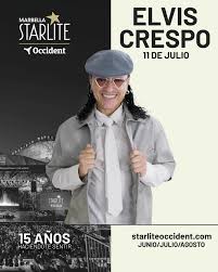 Concierto de Elvis Crespo en Marbella, España, Sábado, 11 de julio de 2026