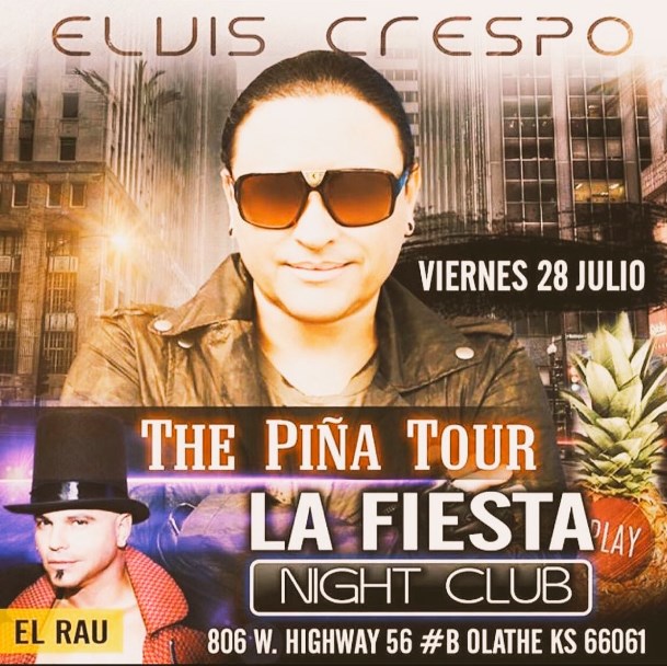 Concierto de Elvis Crespo en Olathe, KS, Estados Unidos, Viernes, 28 de julio de 2017