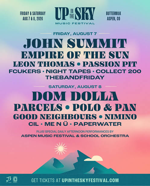 Concierto de Empire Of The Sun en Aspen, Colorado, Estados Unidos, Viernes, 07 de agosto de 2026