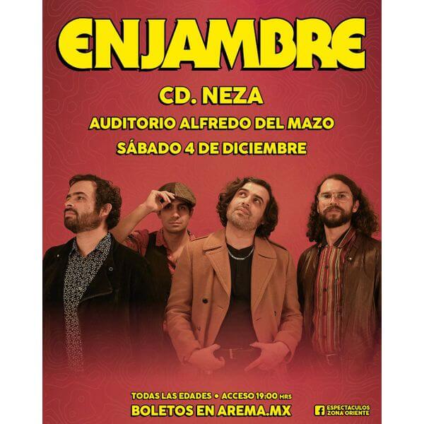 Concierto de Enjambre en Nezahualcóyotl, México, Sábado, 04 de diciembre de 2021