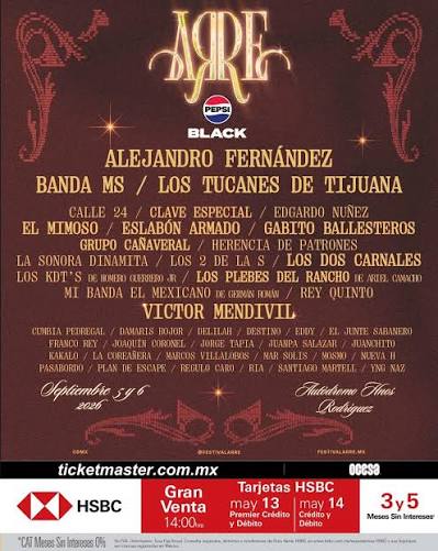 Concierto de Eslabón Armado en Ciudad de México, México, Sábado, 05 de septiembre de 2026