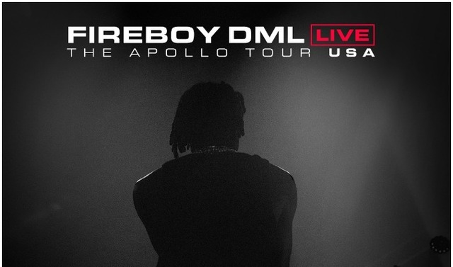 Concierto de Fireboy DML, The Apollo Tour, en Nueva York (NYC), Nueva York, Estados Unidos, Viernes, 04 de febrero de 2022