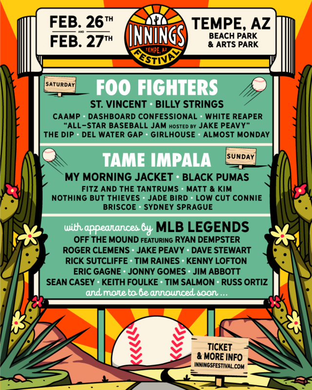Concierto de Foo Fighters en Tempe, Arizona, Estados Unidos, Sábado, 26 de febrero de 2022