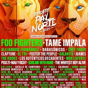 Concierto de Foo Fighters en Monterrey, Nuevo León, México, Sábado, 13 de noviembre de 2021