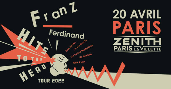 Concierto de Franz Ferdinand, Inside In / Inside Out, en Paris, Francia, Miércoles, 20 de abril de 2022