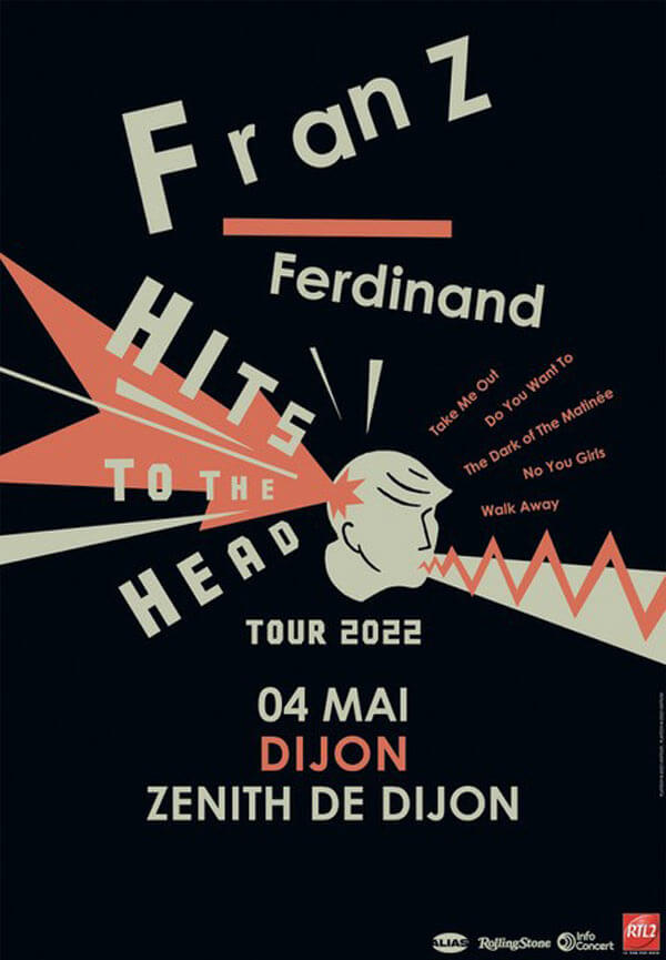 Concierto de Franz Ferdinand, Inside In / Inside Out, en Dijon, Francia, Miércoles, 04 de mayo de 2022