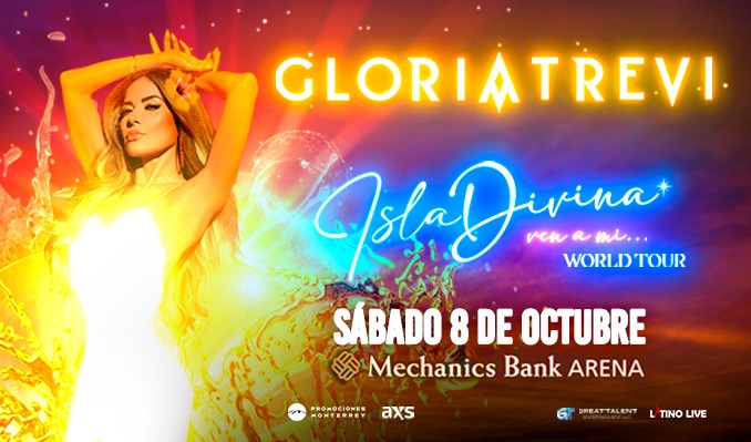 Concierto de Gloria Trevi, Isla Divina World Tour, en Bakersfield, California, Estados Unidos, Sábado, 08 de octubre de 2022