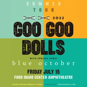 Concierto de Goo Goo Dolls en Boise, Idaho, Estados Unidos, Viernes, 15 de julio de 2022