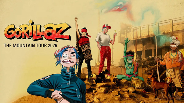 Concierto de Gorillaz, The Mountain Tour, en Chicago, Illinois, Estados Unidos, Jueves, 08 de octubre de 2026