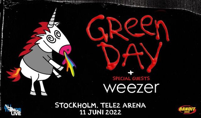 Concierto de Green Day en Johanneshov, Suecia, Sábado, 11 de junio de 2022