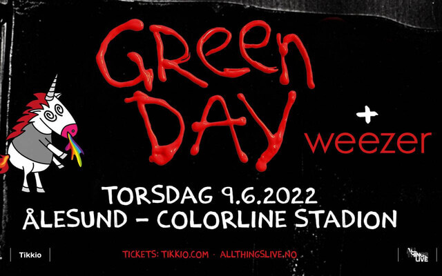 Concierto de Green Day en Ålesund, Noruega, Jueves, 09 de junio de 2022