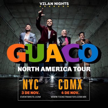 Concierto de Guaco, Estados Unidos, en Nueva York, Estados Unidos, Viernes, 03 de noviembre de 2017