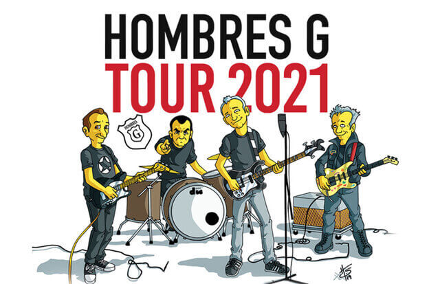 Concierto de Hombres G, Resurrección, en Aguascalientes, México, Viernes, 10 de diciembre de 2021