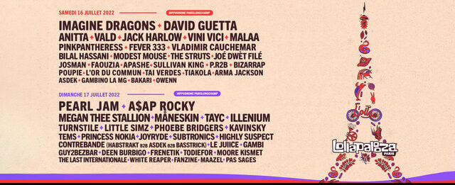 Concierto de A$AP Rocky en Paris, Francia, Domingo, 17 de julio de 2022