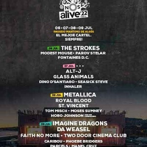 Concierto de Metallica en Algés, Portugal, Miércoles, 06 de julio de 2022