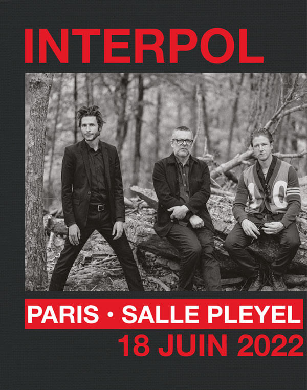 Concierto de Interpol en París, Francia, Sábado, 18 de junio de 2022