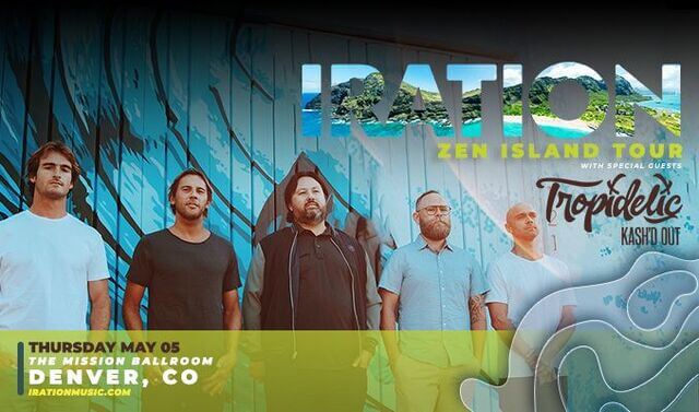 Concierto de Iration, Zen Island Tour, en Denver, Colorado, Estados Unidos, Jueves, 05 de mayo de 2022