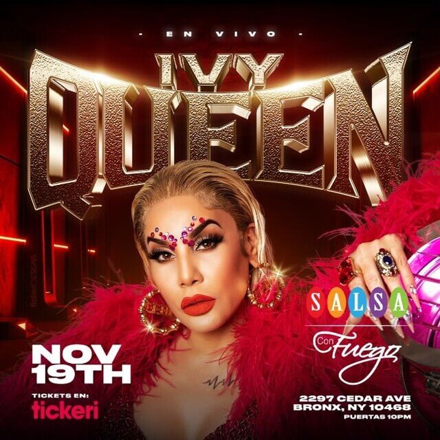 Concierto de Ivy Queen en Nueva York, Estados Unidos, Viernes, 19 de noviembre de 2021