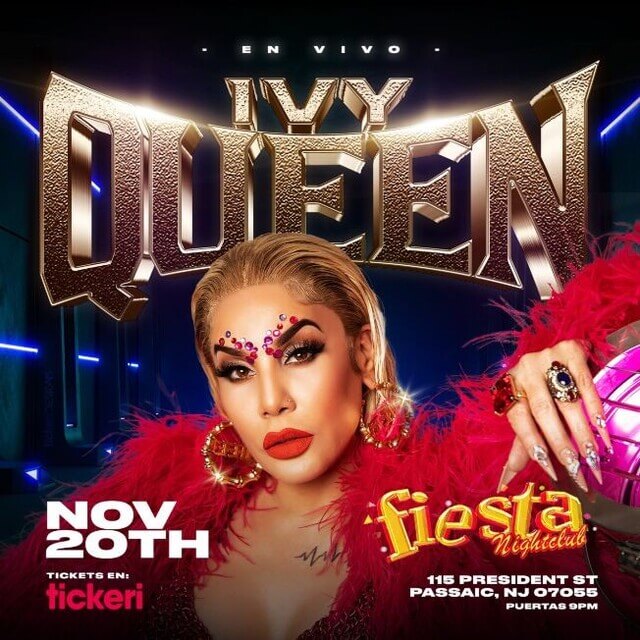 Concierto de Ivy Queen en Passaic, Nueva Jersey, Estados Unidos, Sábado, 20 de noviembre de 2021