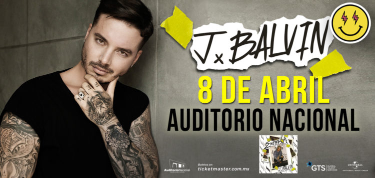 Concierto de J Balvin, Energía Tour, en Ciudad de México, México, Sábado, 08 de abril de 2017