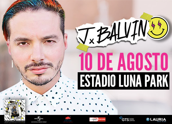 Concierto de J Balvin, Energía Tour, en Buenos Aires, Argentina, Jueves, 10 de agosto de 2017