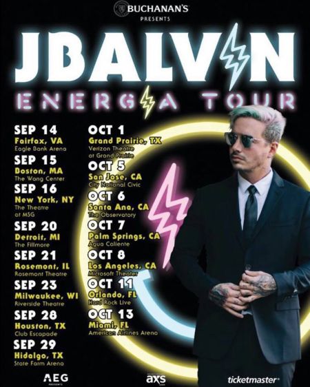 Concierto de J Balvin, Energía Tour, en San José, California, Estados Unidos, Jueves, 05 de octubre de 2017