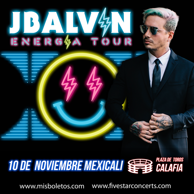 Concierto de J Balvin en Mexicali, Baja California, México, Viernes, 10 de noviembre de 2017