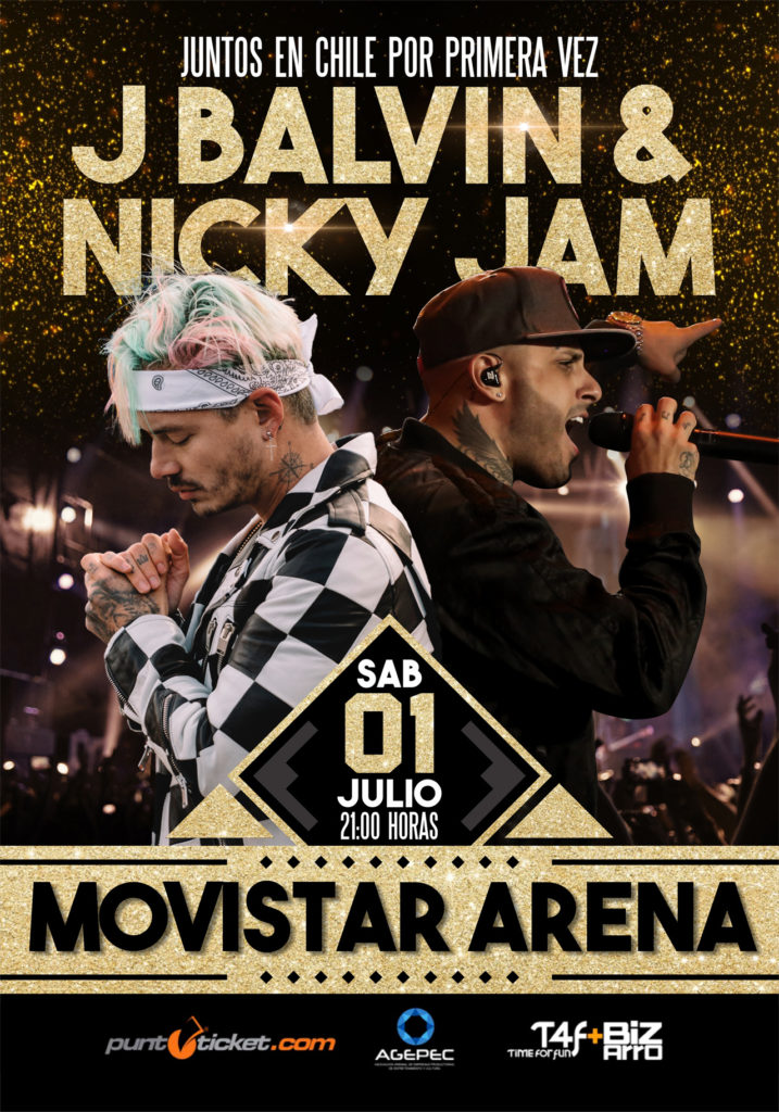 Concierto de Nicky Jam, Energía Tour, en Santiago de Chile, Chile, Sábado, 01 de julio de 2017