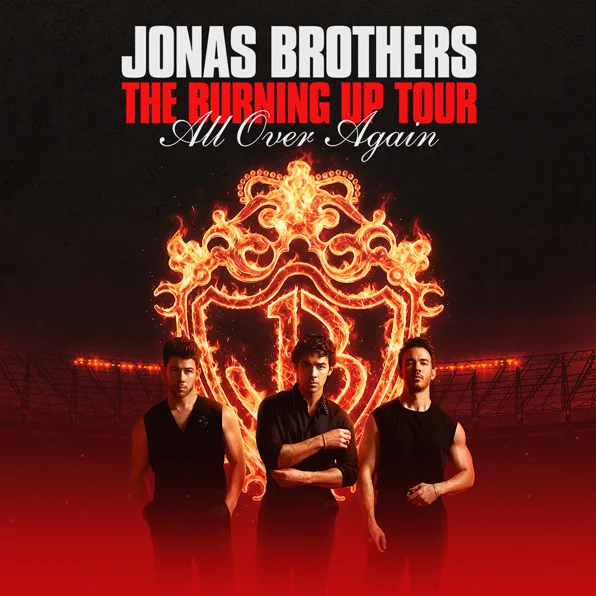 Concierto de Jonas Brothers, The Burning Up Tour All Over Again, en Boston, Massachusetts, Estados Unidos, Viernes, 25 de septiembre de 2026