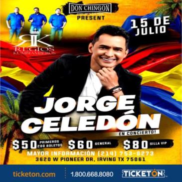 Concierto de Jorge Celedón en Irving, Texas, Estados Unidos, Viernes, 15 de julio de 2022