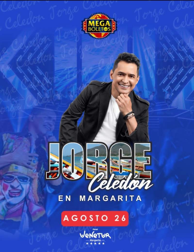 Concierto de Jorge Celedón en Porlamar, Nueva Esparta, Venezuela, Viernes, 26 de agosto de 2022