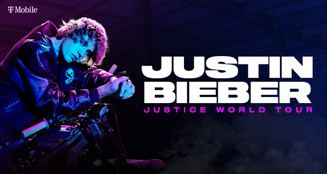 Concierto de Justin Bieber, Justice World Tour, en Orlando, Florida, Estados Unidos, Lunes, 11 de abril de 2022