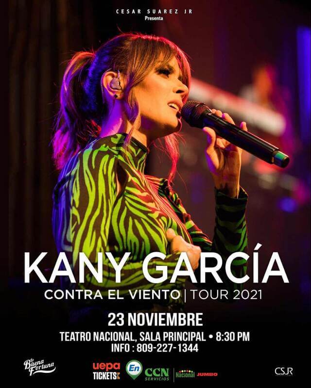 Concierto de Kany García, Contra el Viento Tour, en Santo Domingo, República Dominicana, Martes, 23 de noviembre de 2021