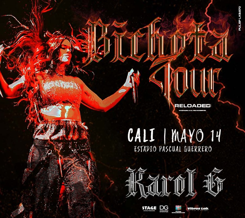 Concierto de Karol G, Bichota Tour, en Santiago De Cali, Colombia, Sábado, 14 de mayo de 2022