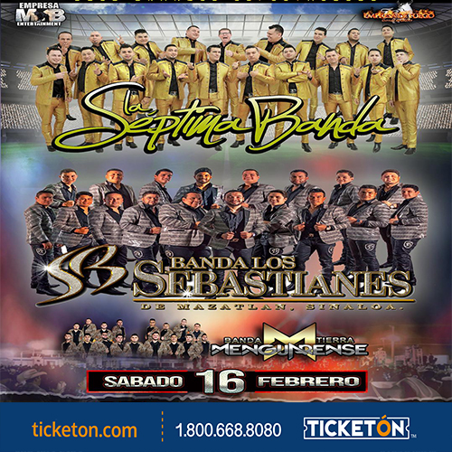 Concierto de La Séptima Banda en Soledad, California, Estados Unidos, Sábado, 16 de febrero de 2019