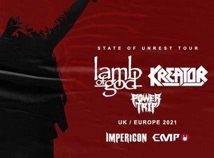 Concierto de Lamb of God, State Of Unrest, en Tilburgo, Países Bajos, Martes, 29 de noviembre de 2022
