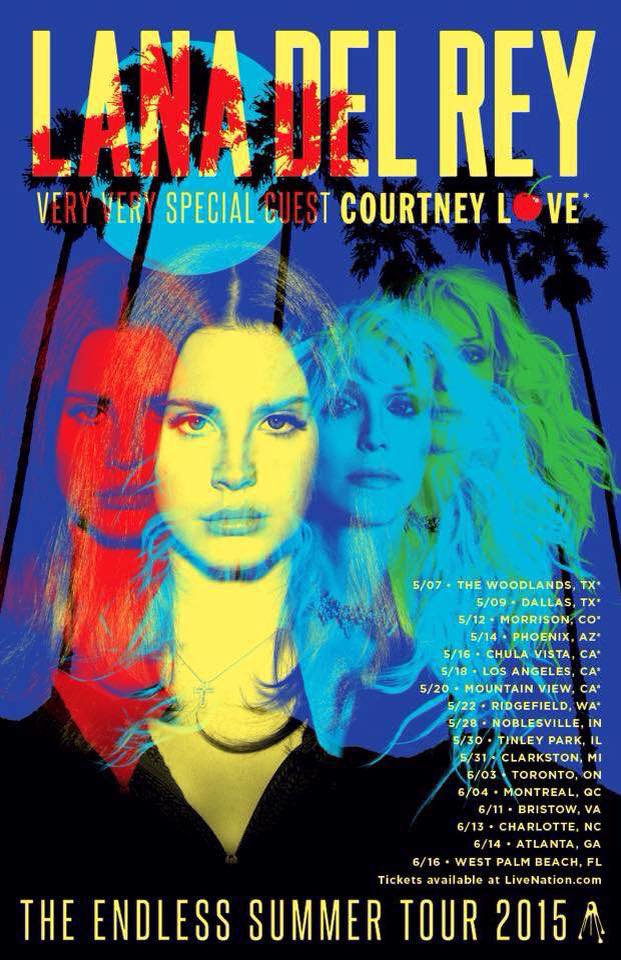 Concierto Lana Del Rey con Cortney Love Chula Vista