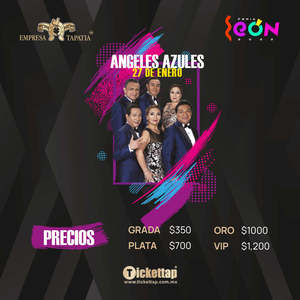 Concierto de Los Ángeles Azules en León, México, Jueves, 27 de enero de 2022