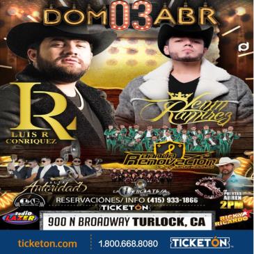 Concierto de Lenín Ramírez  en Turlock, California, Estados Unidos, Domingo, 03 de abril de 2022