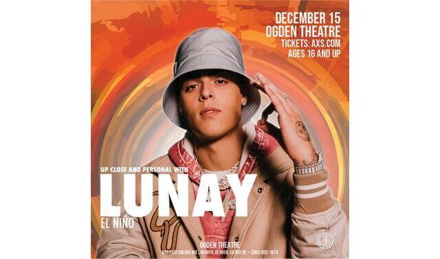 Concierto de Lunay en Denver, Colorado, Estados Unidos, Miércoles, 15 de diciembre de 2021