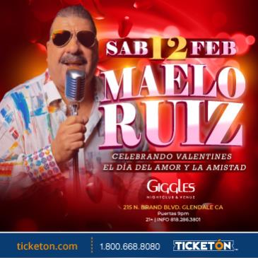 Concierto de Maelo Ruiz en Glendale, California, Estados Unidos, Sábado, 12 de febrero de 2022