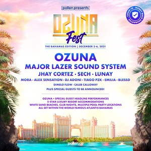 Concierto de Major Lazer en Isla Paraíso, Bahamas, Lunes, 06 de diciembre de 2021