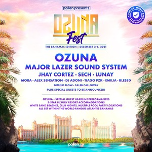 Concierto de Ozuna en Isla Paraíso, Bahamas, Jueves, 02 de diciembre de 2021