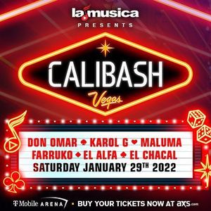 Concierto de Don Omar en Las Vegas, Nevada, Estados Unidos, Sábado, 29 de enero de 2022